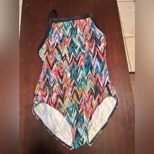 Miraclesuit Multicolor Zigzag One Piece Swimsuit